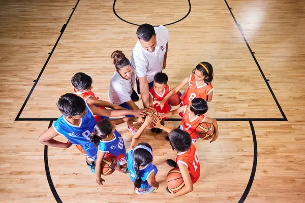 Beginner basketball training program at ASB Academy Bangalore
